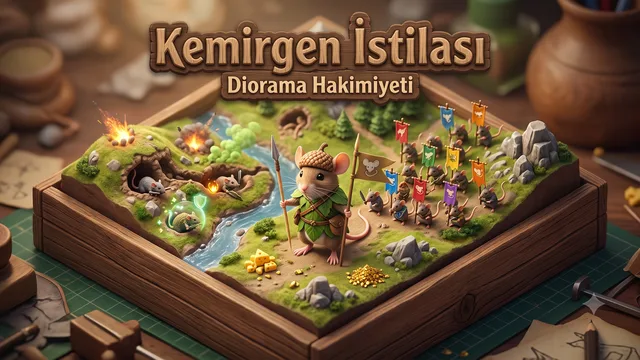 İzometrik yeşil savaş haritasında yuvalar kurarak bölge ele geçiren, hazine merkezlerini kontrol eden ve rakip kolonilerle savaşan kemirgen birliklerinin yer aldığı Kemirgen İstilası strateji oyunu.